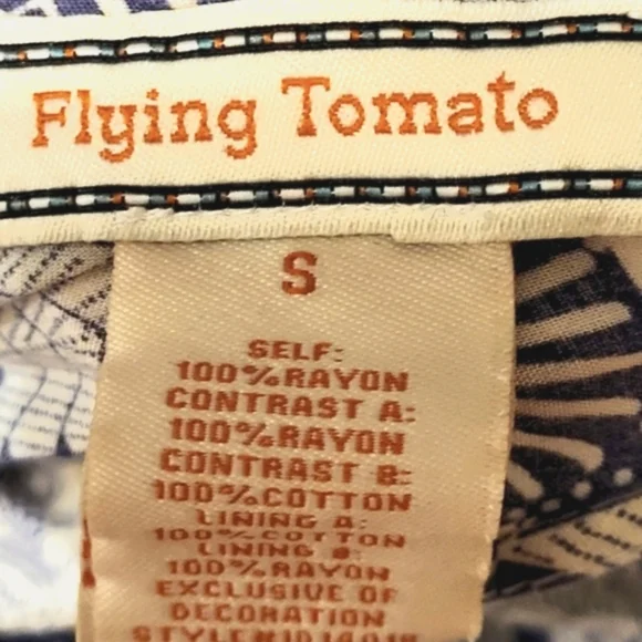 Flying Tomato Red, White, & Blue Pleated Halter Mini Dress (Size‎ Small) - Picture 10 of 11